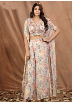 Multi  Chinone Designer Sharara